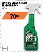 Wynn's Clean Green 750ml Trigger Pack W459
