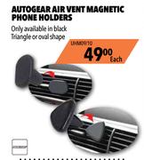 Autogear Air Vent Magnetic Phone Holders UHM09/10-Each