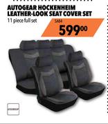 Autogear Hockenheim Leather Look Seat Cover Set SA84