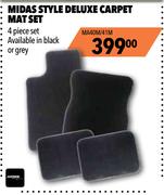 Midas Style Deluxe Carpet Mat Set MA40M/41M