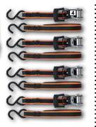 Midas Style Ratchet Tie Down (4 Piece Set) LH21M-3.6m