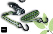 Midas Style Reflective Straps Ratchet Tie Down (4 Piece Set) LH23M-3.6m