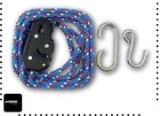 Midas Style Rope, Cam, Cleat, Tie Down & Hoist Set 2.4m LH24M