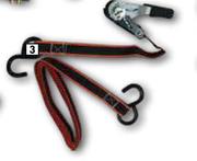 Midas Style Ratchet Tie Down (2 Piece Set) 25mm x 3.6m LH20M