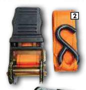Midas Style Ratchet Tie Down Orange 50mm x 6m LH06M-900Kg