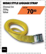 Midas Style Luggage Strap LH02M-25mm x 2.5m
