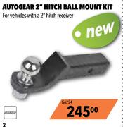 Autogear 2" Hitch Ball Mount Kit GA224