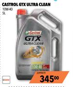 Castrol GTX 10W-40 Ultra Clean Oil-5Ltr
