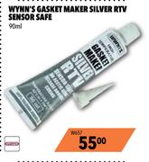 WYNN's Gasket Maker Silver RTV Sensor Safe W657-90ml