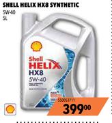 Shell Helix HX8 5W-40 Synthetic Oil-5Ltr
