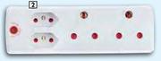 Chargpro Multi Plug 2 x 16A + 2 x 5A With Surge Protector CPE007