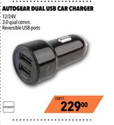 Autogear Dual USB Car Charger USB11