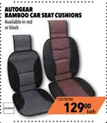 Autogear Bamboo Car Seat Cushions CS07RD/BK-Each