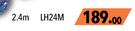 Midas Style Rope, Cam, Cleat, Tie-Down & Hoist Sets 2.4m LH24M