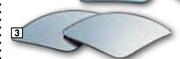 Autogear Edgeless Angled Shape Blind Spot Mirrors BSM05
