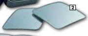 Autogear Edgeless Diamond Shape Blind Spot Mirrors BSM04