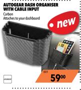 Autogear Dash Organiser With Cable Input D01