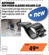 Autogear Sun Visor Glasses Holder Clip SGH01