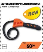 Autogear Strap Oil Filter Wrench OW81