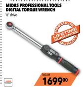Midas Professional Tools Digital Torque Wrench (1/2" Drive) TW03M