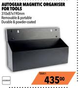 Autogear Magnetic Organiser For Tools TBM01-310 x 87 x 190mm