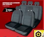 Autogear Elite Jacquard Seat Cover Set (11 Piece Full Set) SA500