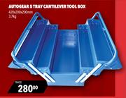 Autogear 5 Tray Cantilever Tool Box 420 x 200 x 200mm (3.7kg) TB420