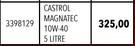 Castrol Magnetec 10W-40 5Ltr 3398129