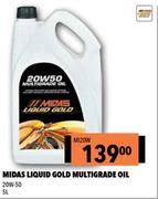 Midas Liquid Gold Multigrade Oil 20W-50 MI20W-5Ltr