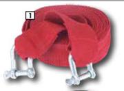 Autogear Tow Straps 2 Ton 10mm D-Shackles TR20