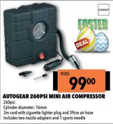 Autogear 260PSI Mini Air Compressor PU05