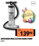 Autogear Dual Action Hand Pump 600CC PU21