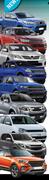 Custom DNA Black Mat Sets For Ford Ranger dbi Cab 2014 Onwards RMFR01