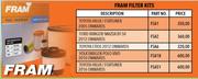 Fram Filter Kits For Ford Ranger/Mazda BT-50 2012 Onwards FSA2