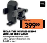Midas Style Infrared Sensor Wireless Car Charger WCP04M