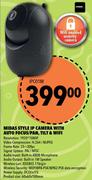 Midas Style IP Camera With Auto Focus/ Pan, Tilt & WiFi IPC01M