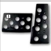 Autogear Black Pedal Pad Sets (Automatic) PP07ABK