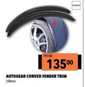 Autogear Curved Fender Trim 250mm FT01BK