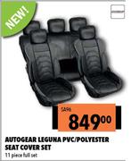 Autogear Leguna PVC/ Polyester Seat Cover Set SA96
