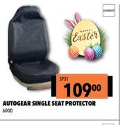 Autogear Single Seat Protector 600D SP31