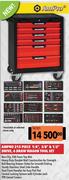 Ampro 215 Piece 1/4", 3/8" & 1/2" Drive, 6 Draw Wagon Tool Set T47321