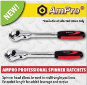 Ampro 3/8" Drive Length 235mm Spinner Head