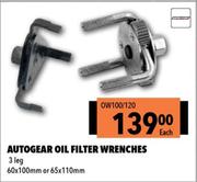 Autogear Oil Filter Wrenches OW100/120-Each