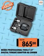 Midas Professional Tools 1/2" Digital Torque Adaptor 40-200NM TA01M