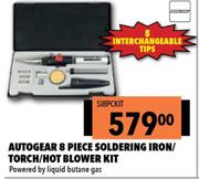 Autogear 8 Piece Soldering Iron/ Torch/ Hot Blower Kit SI8PCKIT