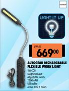 Autogear Rechargeable Flexible Work Light L-WL07