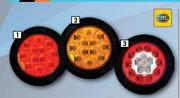 Hella Valuefit 4" LED Tail Lights Stop, Tail & Indicator Bullseye 9-32V 2SD-328870-031