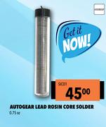 Autogear Lead Rosin Core Solder 0.75 oz SIC01