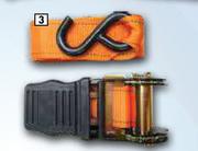 Midas Style Ratchet Tie Down 50mm x 6m 900Kg Orange LH06M