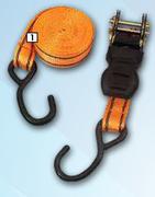 Midas Style Ratchet Tie Down 25mm x 5m 680Kg Orange LH01M